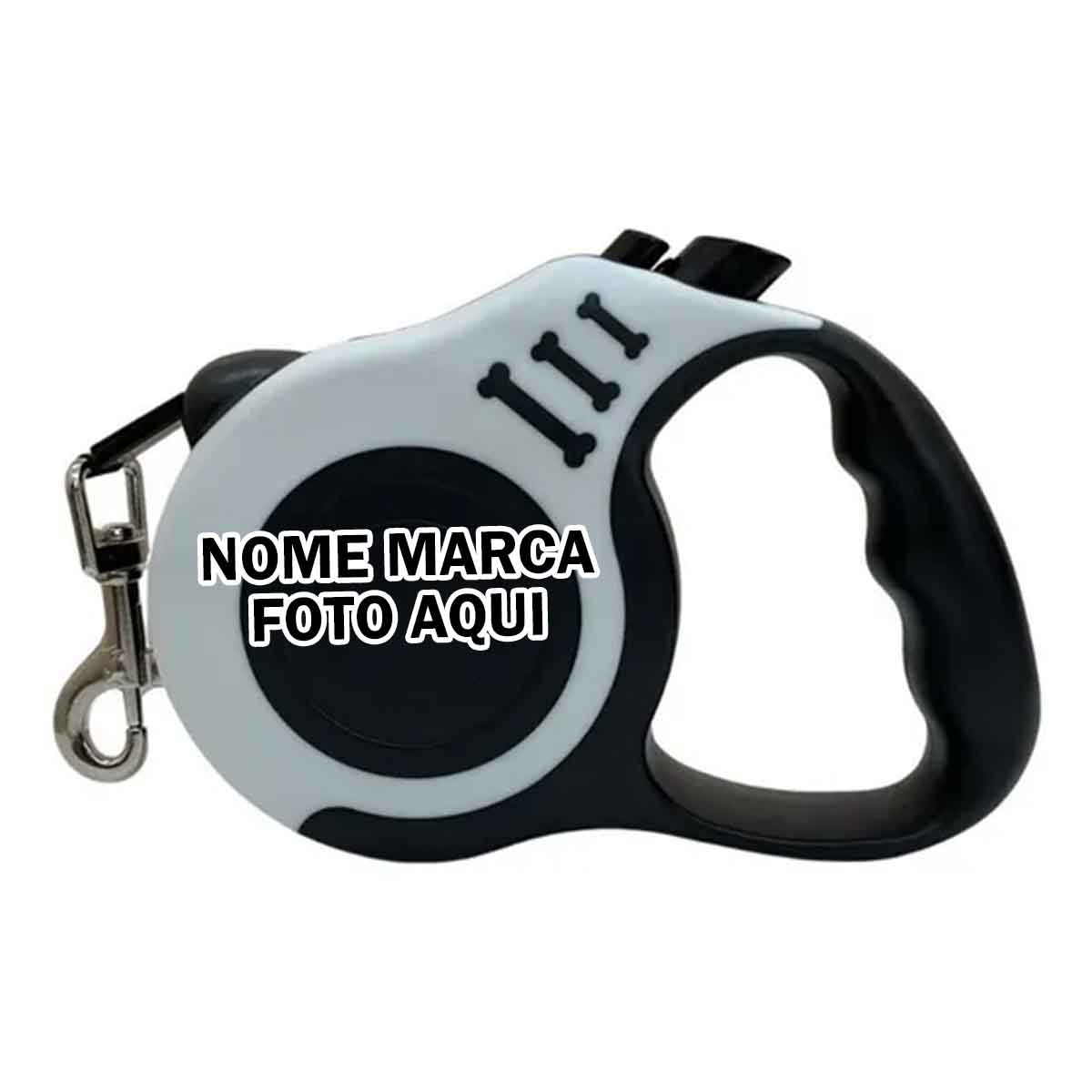 Coleira Personalizada com nome marca logotipo empresa foto arte frase personalizada