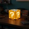 Cubo Mario Interrogação Personalizada nome marca logo foto frase personalizado