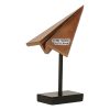 Escultura Aviao Personalizado com nome marca logotipo empresa foto arte frase personalizada