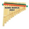 Flauta pan Personalizada com nome marca logotipo empresa foto arte frase personalizado
