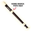 Flauta Personalizada com nome marca logotipo empresa foto arte frase personalizado