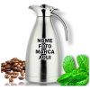 Garrafa termica de café Personalizada com nome marca logotipo empresa foto arte frase jarra personalizada