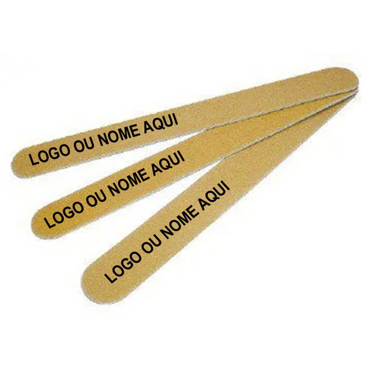 Lixa de unha Personalizada com nome marca logotipo empresa foto arte frase personalizada