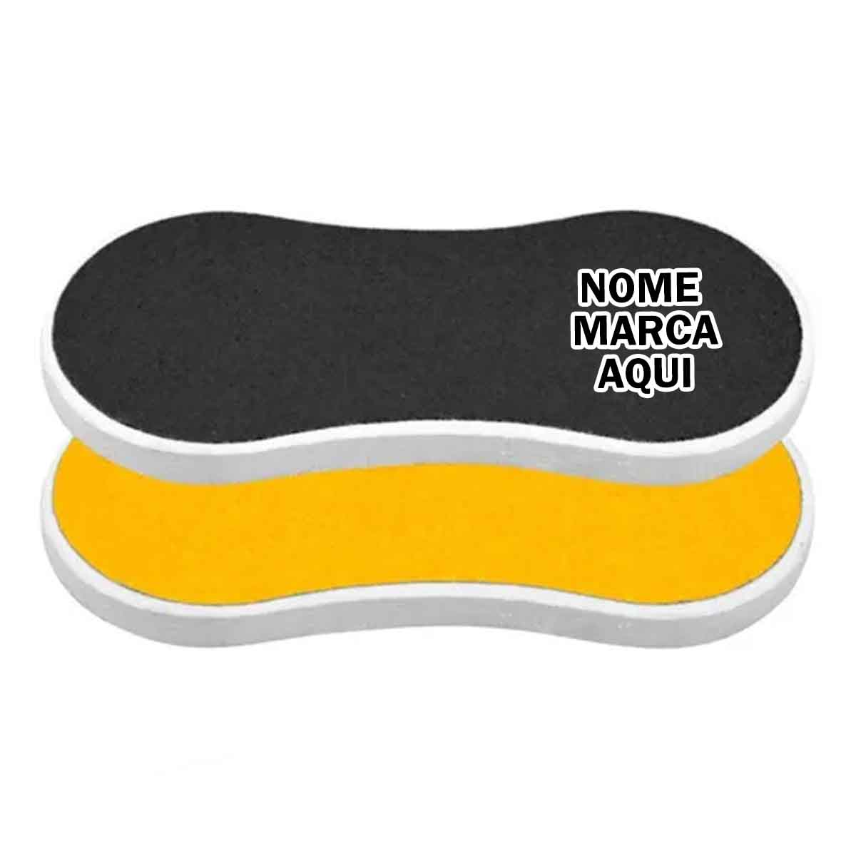 Lixa para pés anatomica Personalizada com nome marca logotipo empresa foto arte frase personalizado
