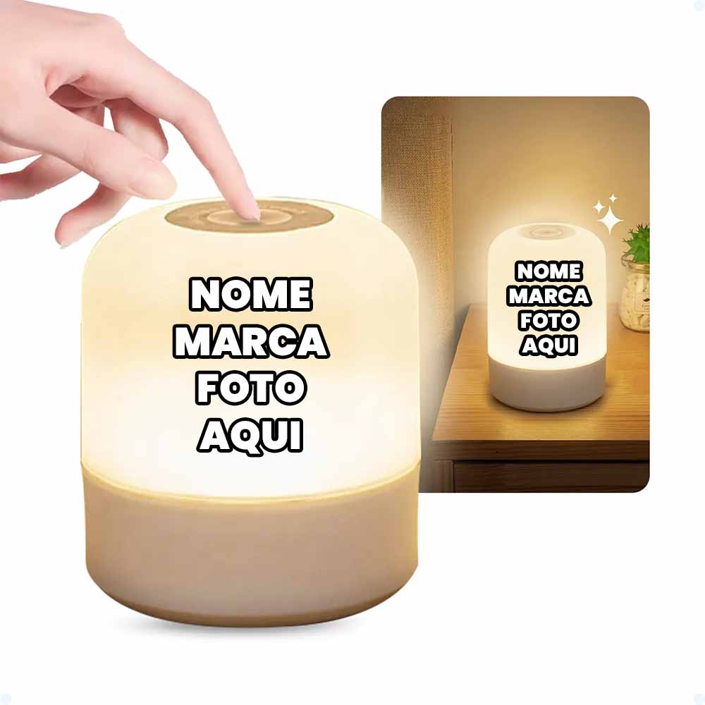 Luminaria Personalizada com nome marca logotipo empresa foto arte frase personalizada