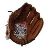 Luva de baseball Personalizado baisebol com nome marca logotipo empresa foto arte frase personalizada