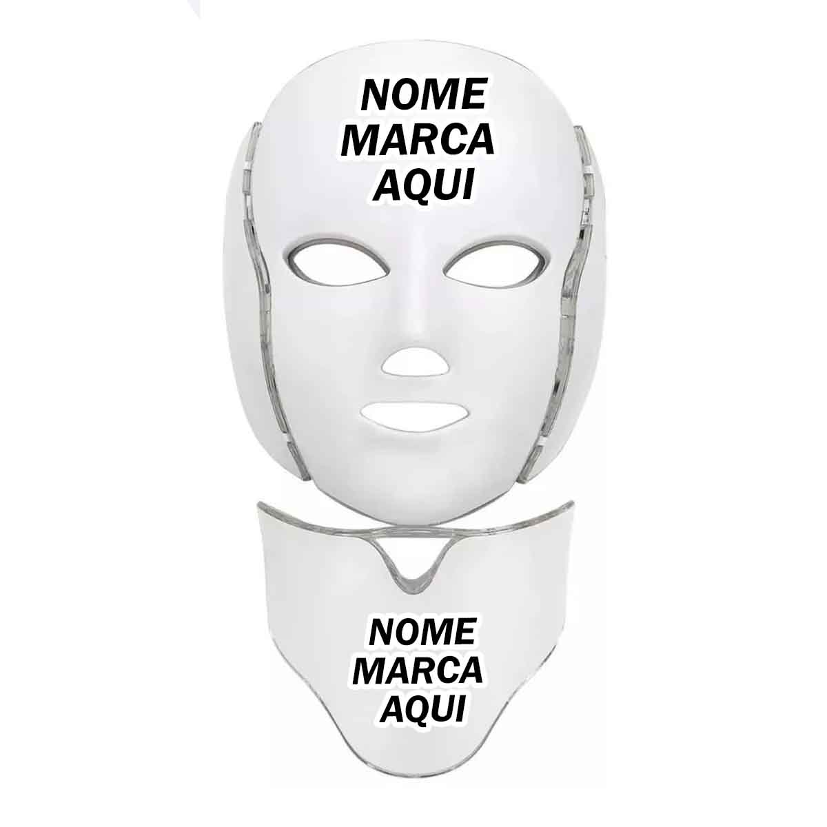 Máscara de Beleza LED Elétrica para Limpeza de Pele Personalizado com nome marca logotipo empresa foto arte frase