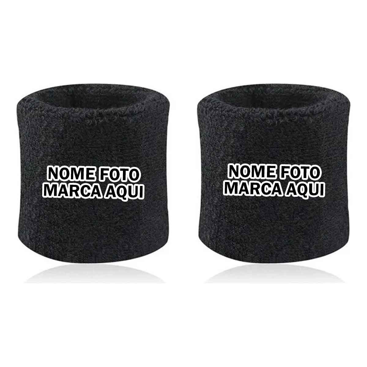 Munhequeira Personalizadacom nome marca logotipo empresa foto arte frase personalizado