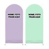 Painel Romano Picolé Dupla Face Personalizado Arco festa aniversario casamento noivado com nome marca logotipo empresa