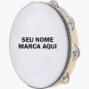 Pandeiro Personalizado com nome marca logotipo empresa foto arte frase personalizada