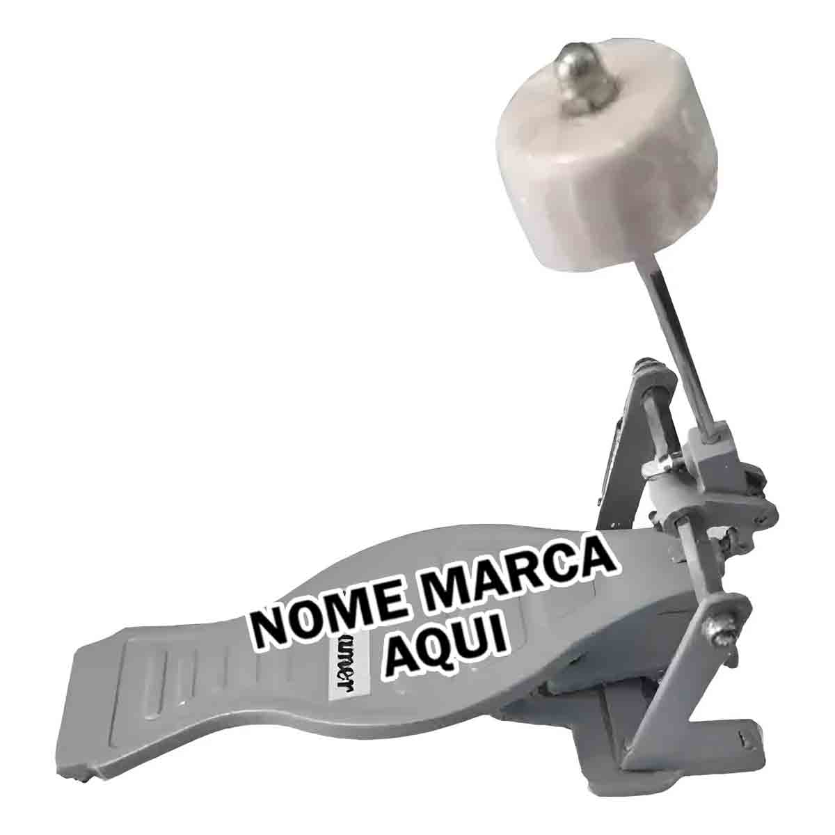 Pedal bateria Personalizado com nome marca logotipo empresa foto arte frase personalizada