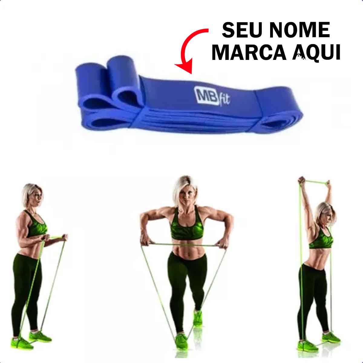 Super band Personalizado com nome marca logotipo empresa foto arte frase superband elastico exercicio personalizada