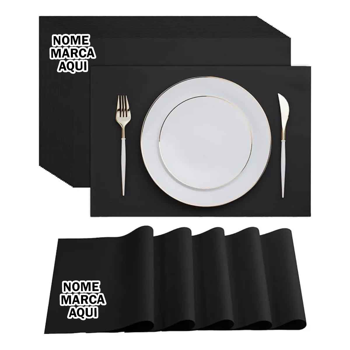Suplat de mesa restaurante supla jogo americano Personalizado com nome marca logotipo empresa foto arte frase personaliz