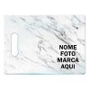 Tabua de vidro Personalizada com nome marca logotipo empresa foto arte frase personalizado