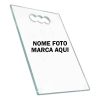 Tabua de vidro Personalizado com nome marca logotipo empresa foto arte frase personalizada