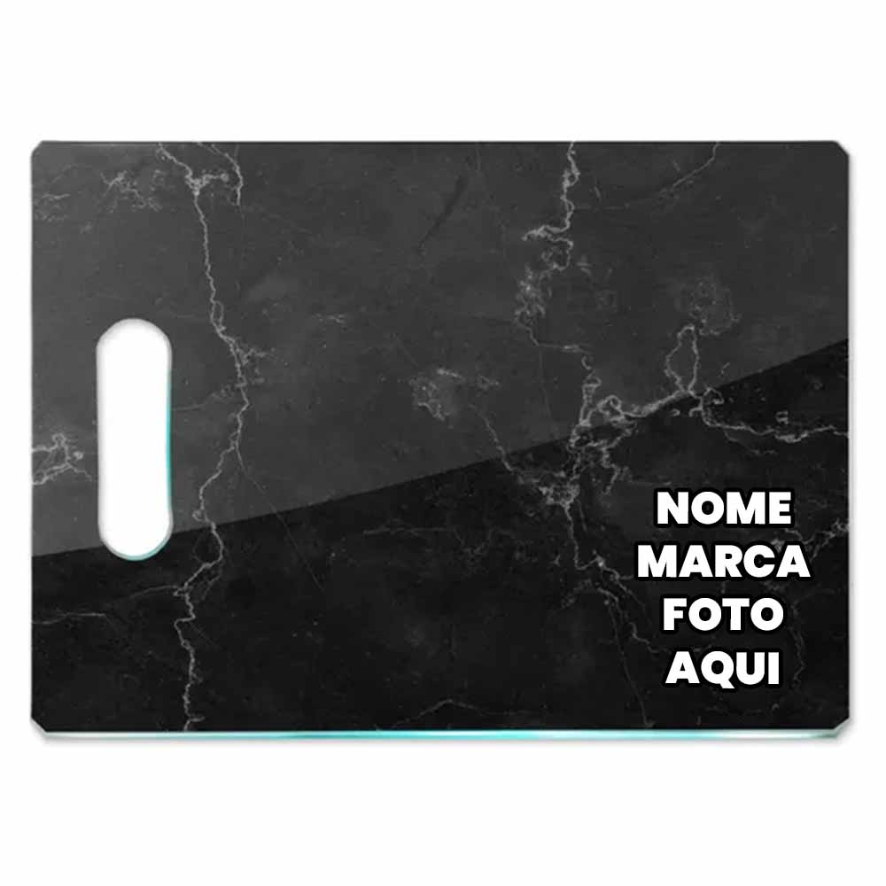 Tabua preta Personalizada preto com nome marca logotipo empresa foto arte frase personalizado