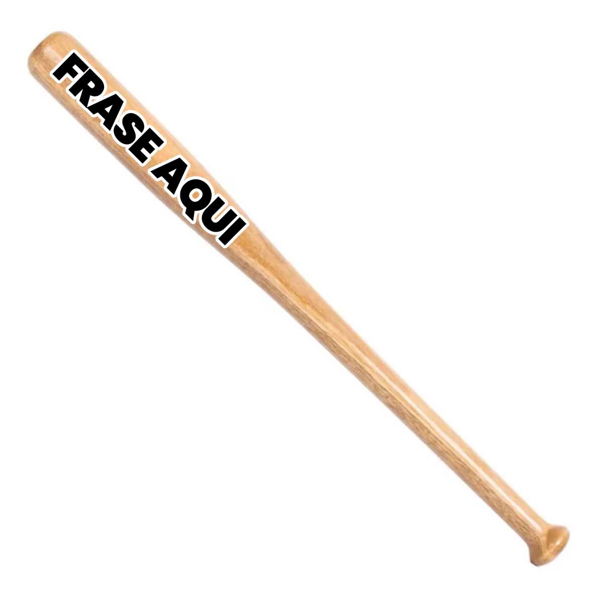 Taco de baseball Personalizado bastão basebol baisebol com nome marca logotipo empresa foto arte frase personalizada