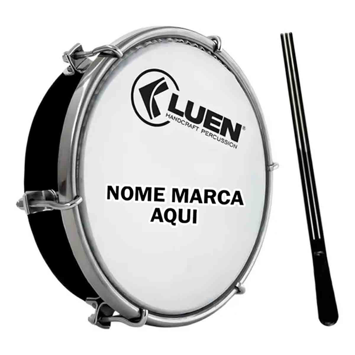 Tamborim Personalizado com nome marca logotipo empresa foto arte frase personalizada