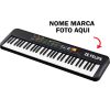 Teclado Personalizado com nome marca logotipo empresa foto arte frase personalizada piano musical eletronico
