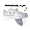 Tenis Personalizado Sapato personalizado com nome marca logotipo empresa foto arte frase personalizada