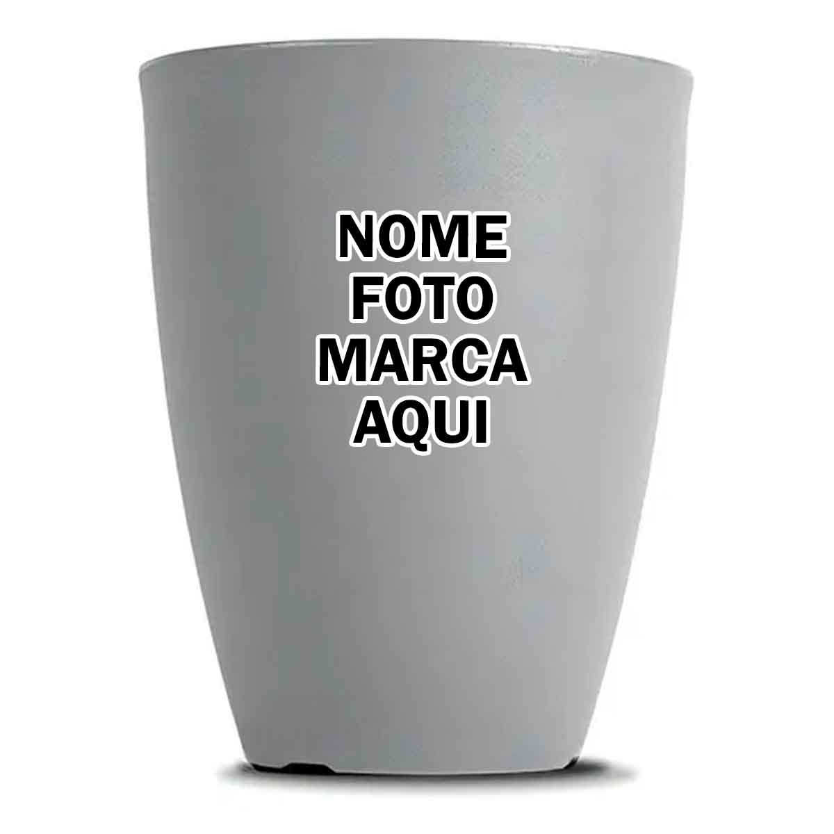Vaso decorativo Personalizado com nome marca logotipo empresa foto arte frase personalizada