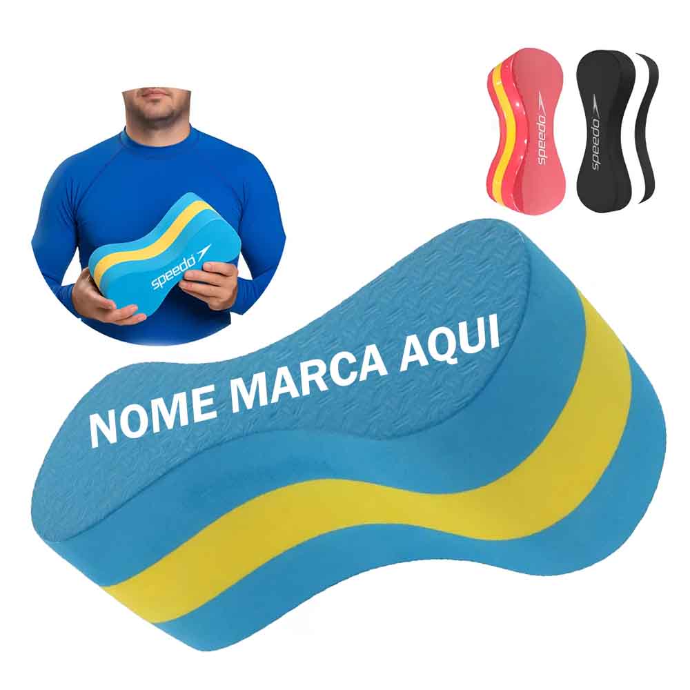 Poliboia Personalizada Flutuador Speedo Swim EVA Natação com nome marca logotipo empresa foto arte frase personalizada