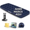 Cama inflavel Personalizada com nome marca logotipo empresa foto arte frase personalizado
