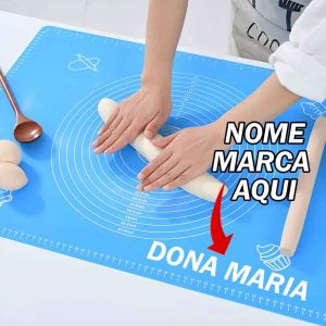 Tapete de silicone Culinaria bater massa confeitaria solar massa Personalizada com nome marca logotipo empresa foto