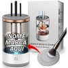 Lavador De Pincel Maquiagem Automático Limpeza Eletrico Personalizado com nome marca