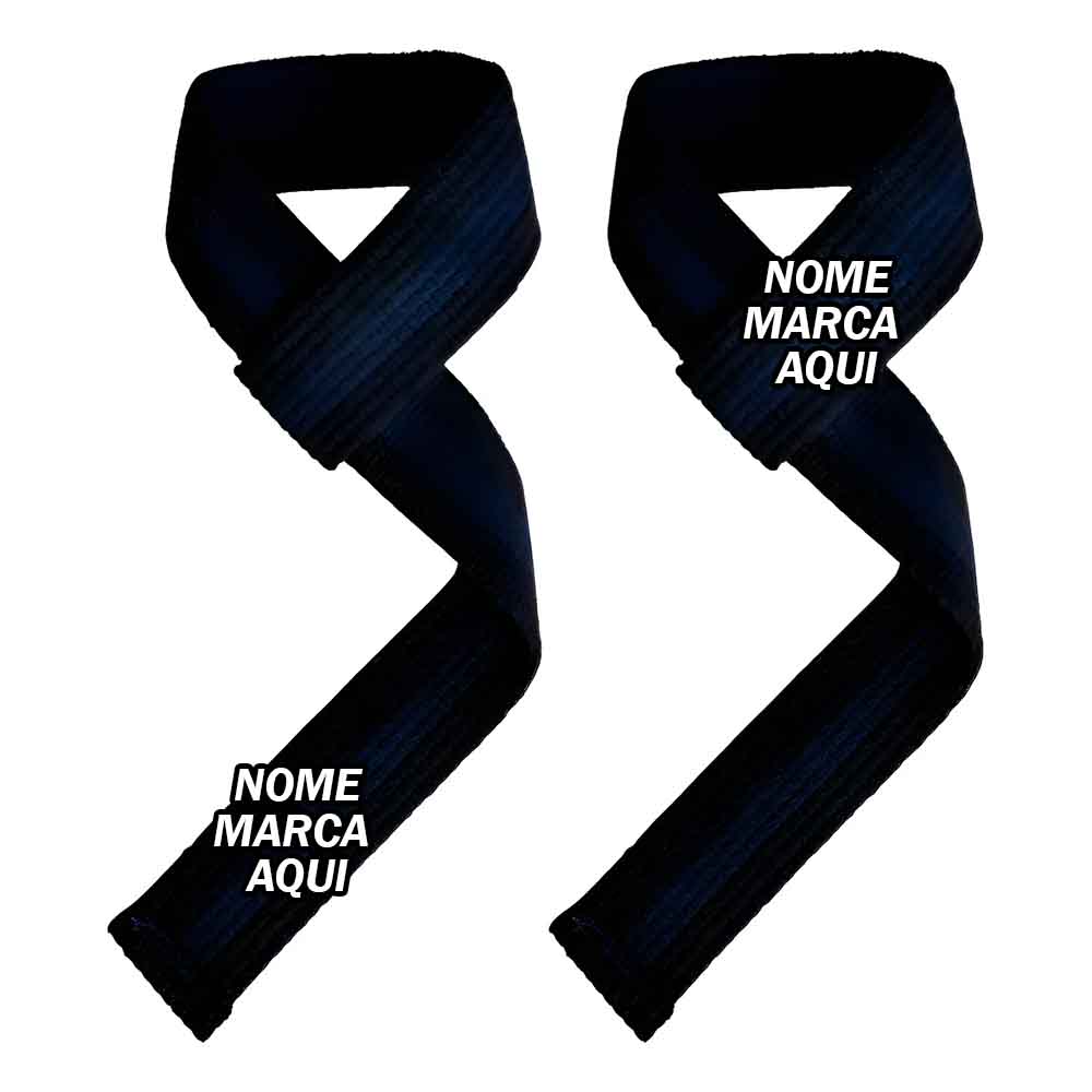 Fita Strap Profissional 100% Algodão Mais Resultado Mãos Mao Academia Personalizada com nome marca logotipo empresa foto