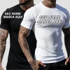 Camiseta Americana Textura Canelada Personalizada Tipo Rapper Gringa