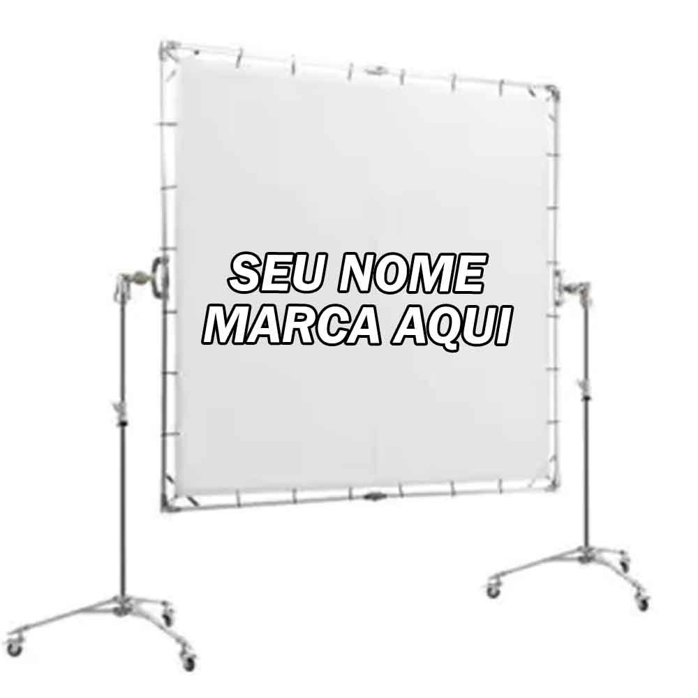 Difusor Butterfly Personalizado nome marca logo foto arte frase para filmagem fotografia set estudio externa bandeira
