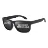 Óculos Sol Clássico personalizado Personalizado Quadrado Masculino Emborrachado Uv400 Armação Preto Desenho Liso