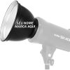 Panela refletor foto estudio flash led 18cm Personalizado nome marca logo foto arte frase