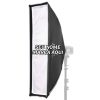 Stripbox Personalizado nome marca logo foto arte strip box fotografia estudio flash led fotografo Striplight strip light