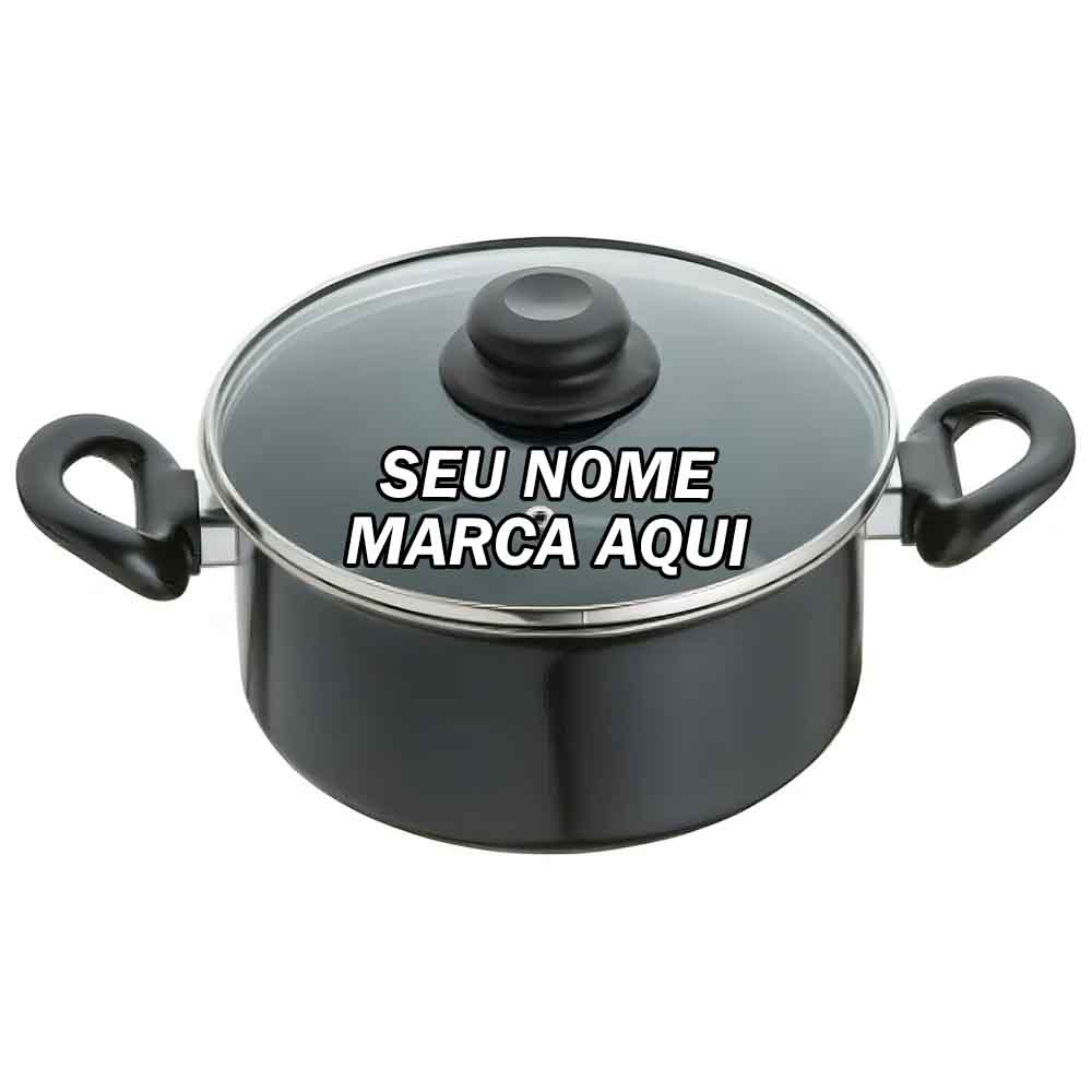Panela Personalizada Fogão De Indução com nome marca logotipo empresa foto arte frase