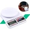 Balança Eletrônica Digital De Cozinha Pesa De 1gr Até 10kg Cor Branco e Nutrição