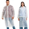Kit 2 Capa De Chuva Reforçada Pvc Transparente Resistente